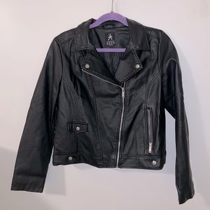 Faux Leather Jacket, Atmosphere, Size 8 — NEVER WORN